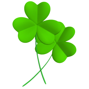 shamrock clover leaves